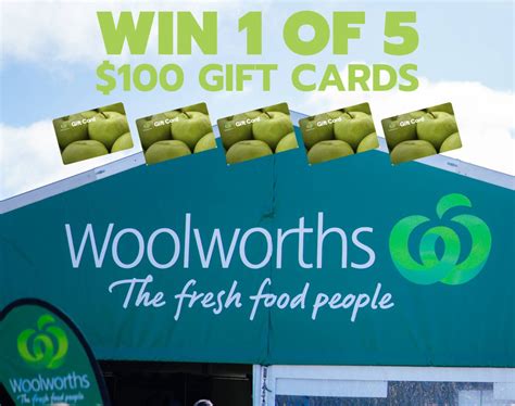 woolworths gift cards